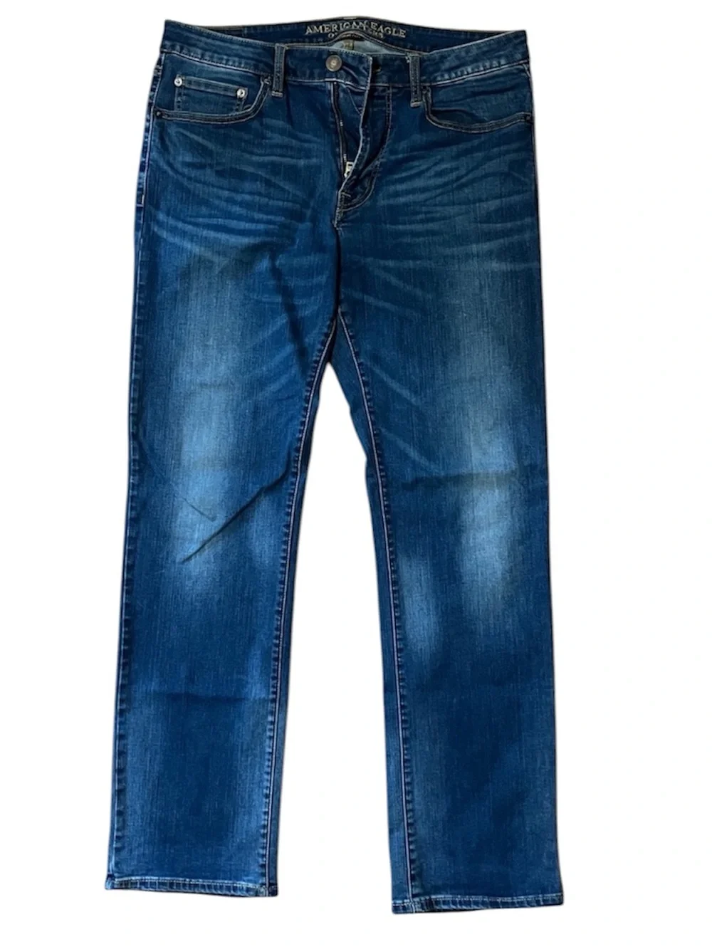 American Eagle Outfitters Men’s Blue Original Straight Jeans 33X32
